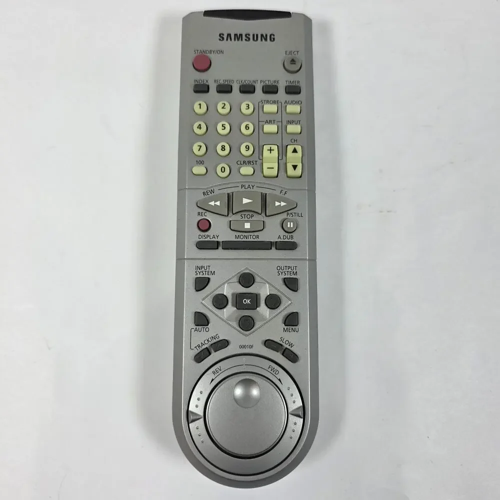 Genuine OEM Samsung Remote 00010D SV-4000W SV-5000W SV-7000W Multi-System VCR